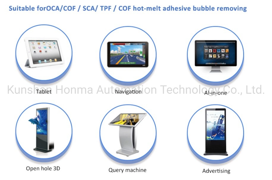 Big Defoaming Machine for Sensitive Touch Digitizer and Glass Bonding Bubble Removing