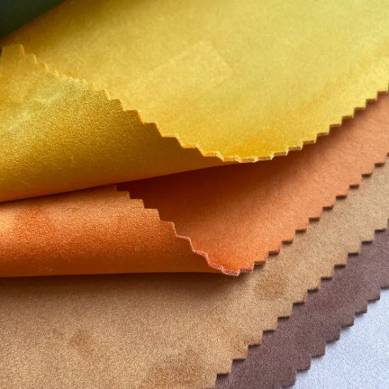 100 % Polyester, doppelseitiger Wildlederstoff, Mikrofaser, 39 Farben, Textilmaterial, Automobil-Polsterstoff, dekoratives Material für Sofa, Möbel, Couch (2288)